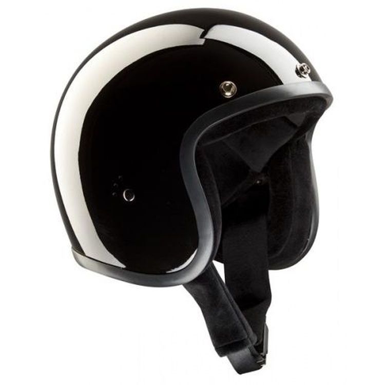 Bandit Jet Motorcycle Helmet - Gloss Black